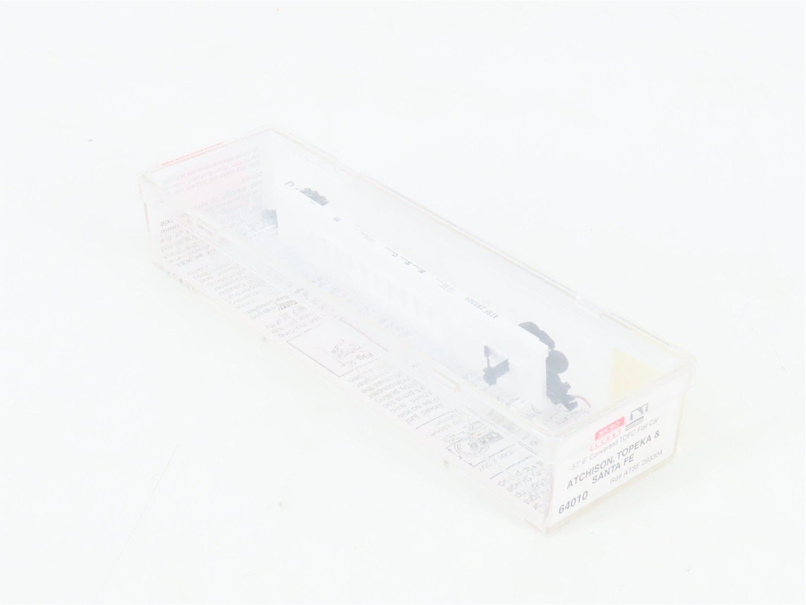 N Scale Micro-Trains MTL 64010 ATSF Santa Fe 57' TOFC Flat Car #293304