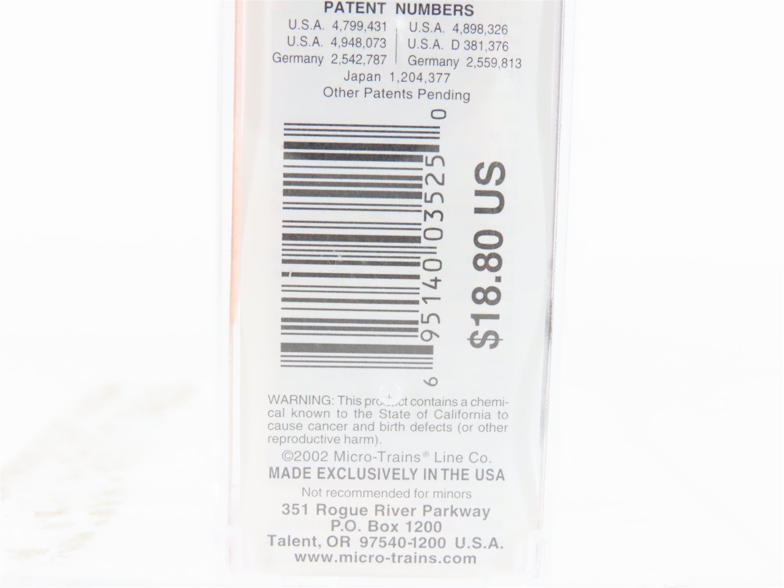 N Micro-Trains MTL 30030 LPN Longview Portland & Northern 50' Boxcar #52079