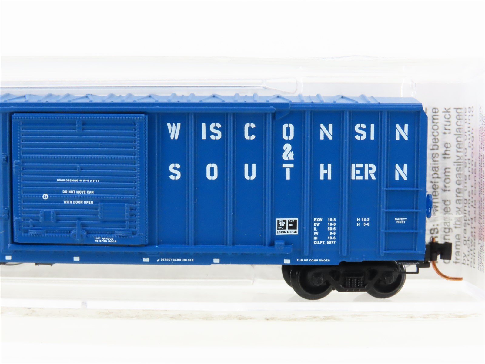 N Scale Micro-Trains MTL 02500570 WSOR Wisconsin & Southern 50' Boxcar #101541