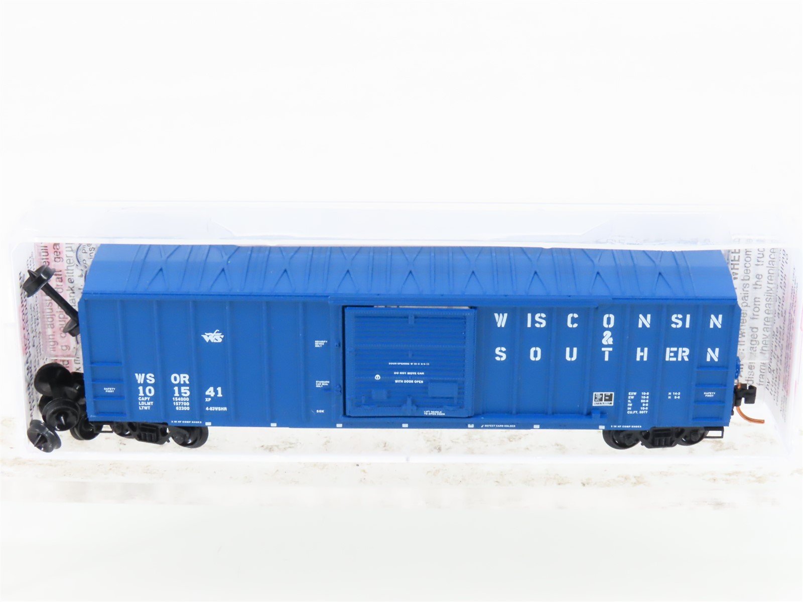 N Scale Micro-Trains MTL 02500570 WSOR Wisconsin & Southern 50' Boxcar #101541