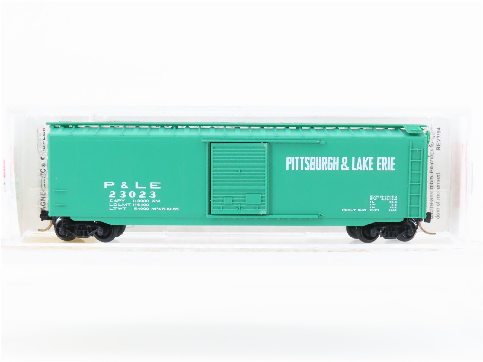 N Scale Micro-Trains MTL 31050 P&LE Pittsburgh & Lake Erie 50' Boxcar #23023