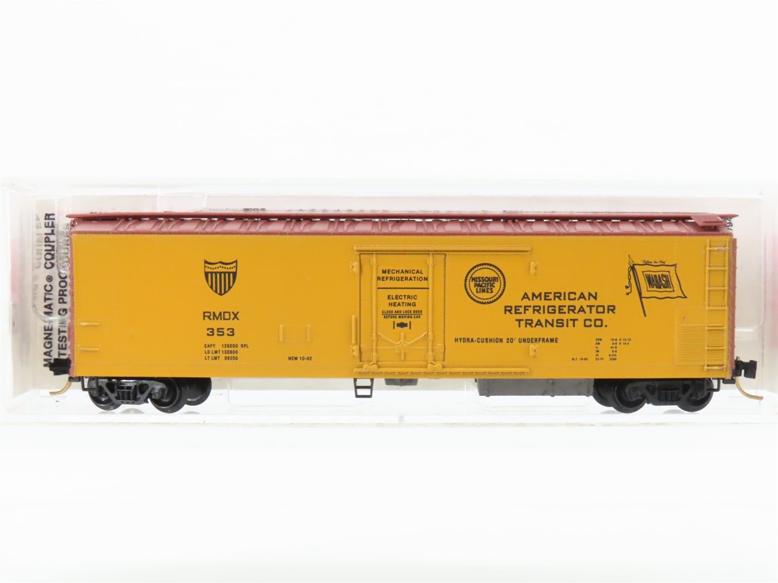 N Scale Micro-Trains MTL 69050 RMDX American Reefer Transit 51' Mech Reefer #353
