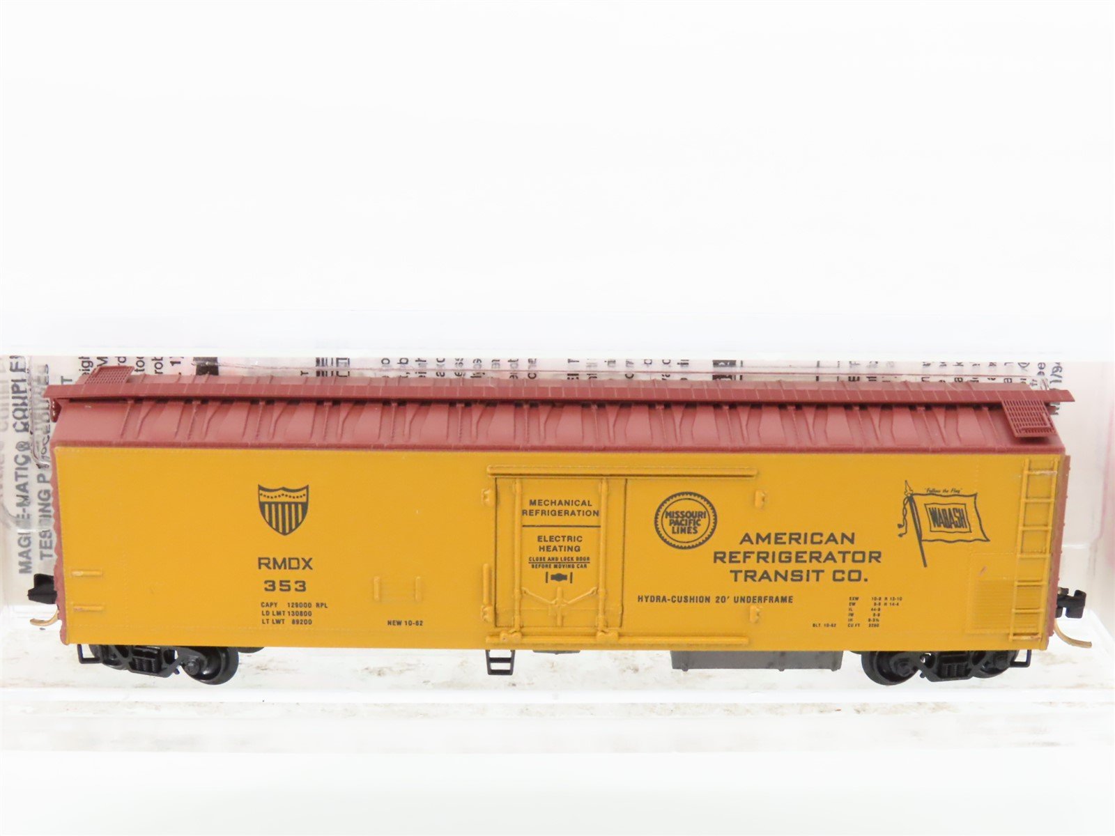 N Scale Micro-Trains MTL 69050 RMDX American Reefer Transit 51' Mech Reefer #353