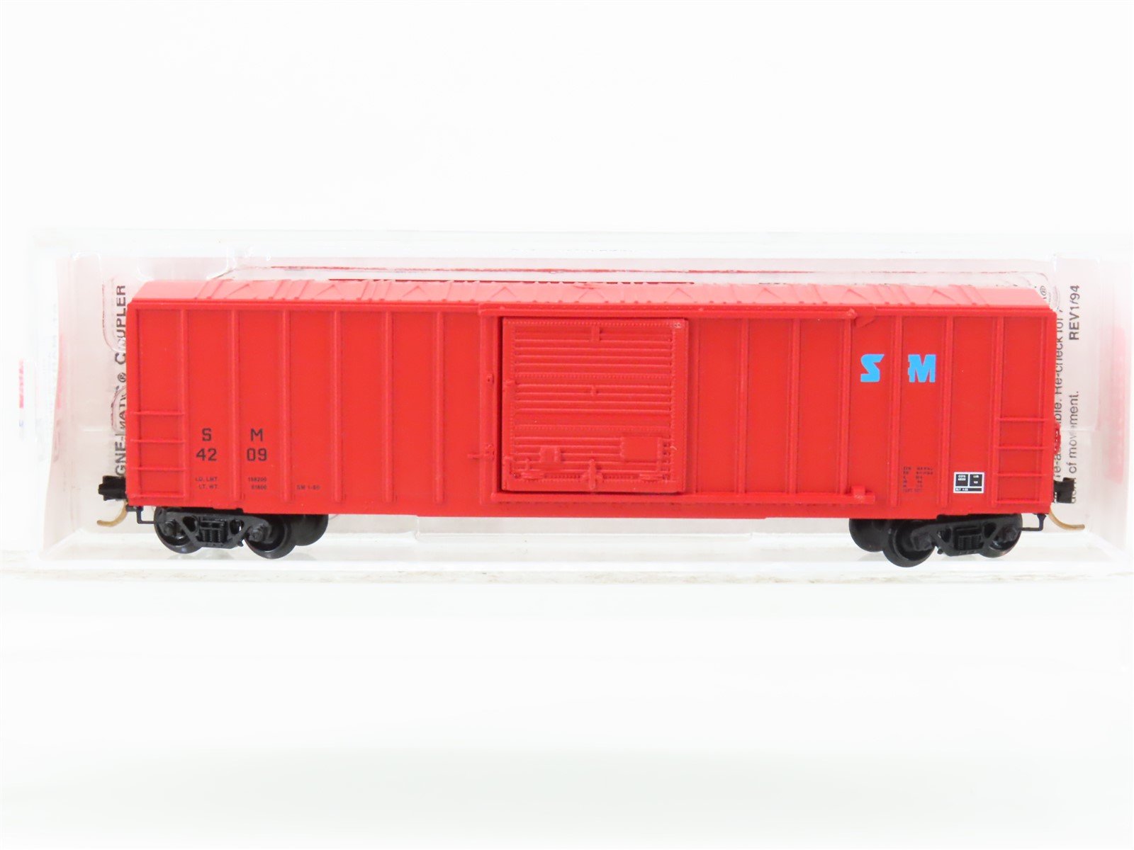 N Scale Micro-Trains MTL 25540 SM St. Marys Railroad 50' Rib Side Boxcar #4209