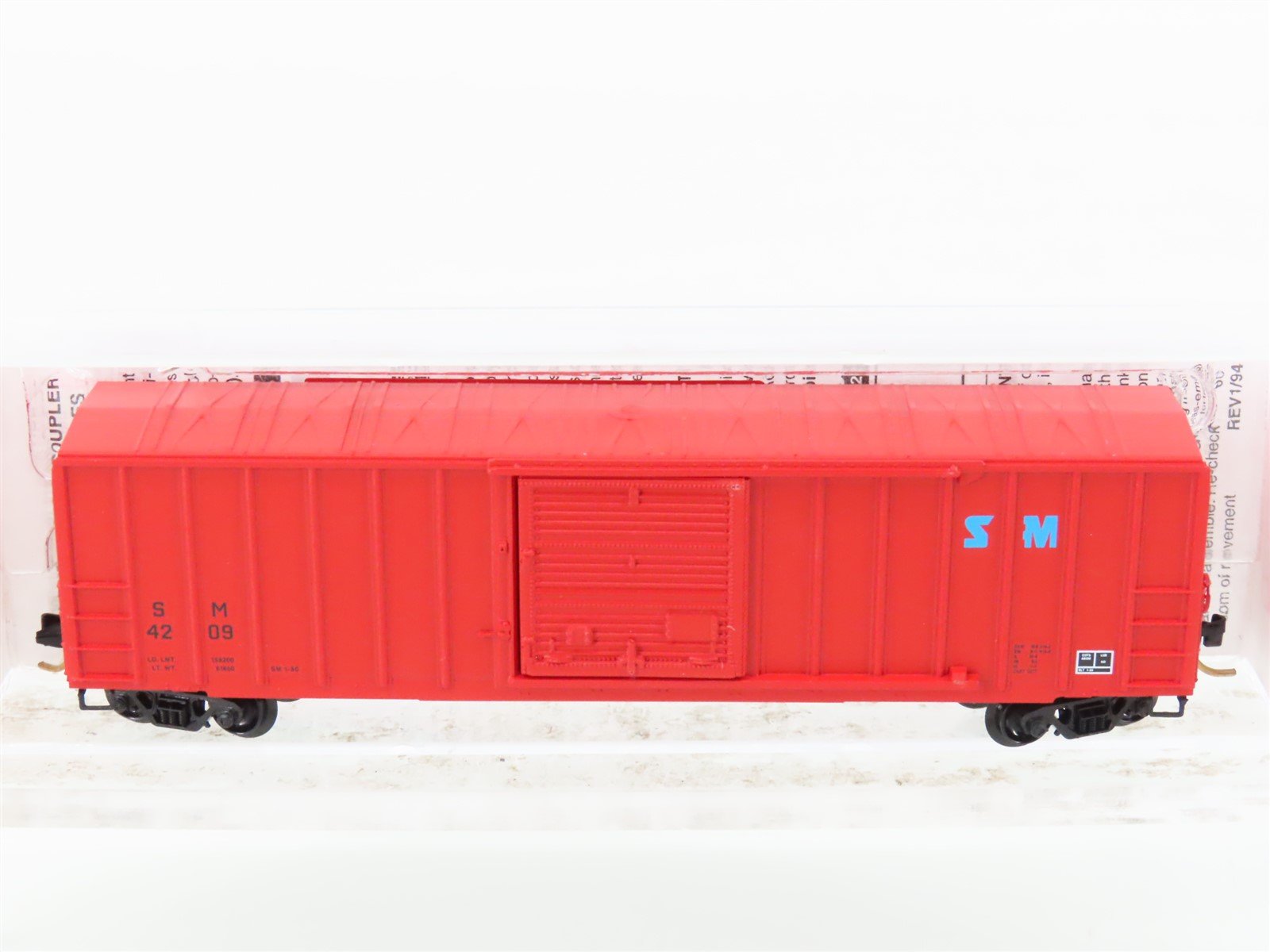 N Scale Micro-Trains MTL 25540 SM St. Marys Railroad 50' Rib Side Boxcar #4209
