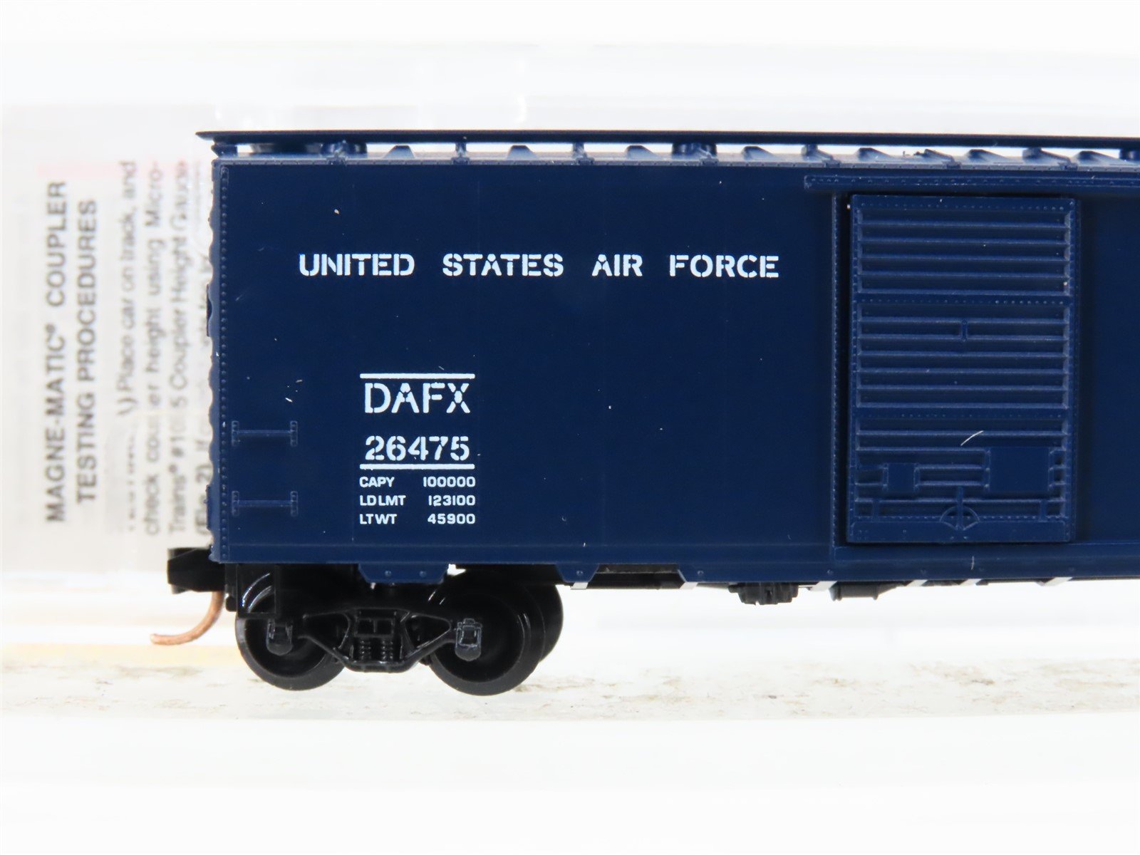 N Scale Micro-Trains MTL 20446 DAFX United States Air Force 40' Boxcar #26475