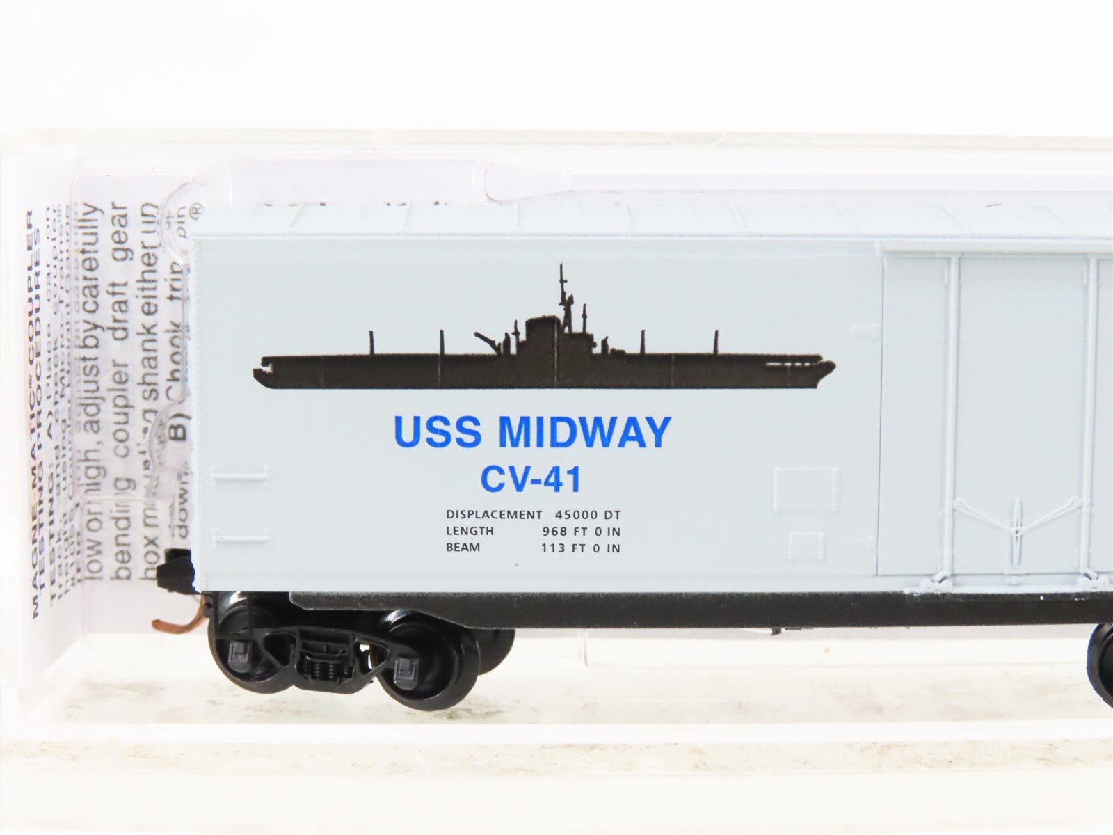 N Scale Micro-Trains MTL 03800411 USS Midway Navy Series #11 50' Boxcar #CV-41