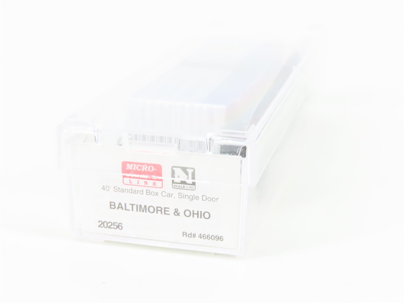 N Scale Micro-Trains MTL 20256 B&O Baltimore & Ohio Sentinel 40' Boxcar #466096