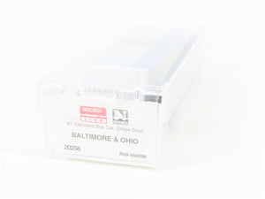 N Scale Micro-Trains MTL 20256 B&O Baltimore & Ohio Sentinel 40' Boxcar #466096