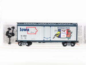 N Scale Micro-Trains MTL 21380 IA Iowa State 40' Standard Boxcar #1846