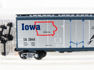 N Scale Micro-Trains MTL 21380 IA Iowa State 40' Standard Boxcar #1846