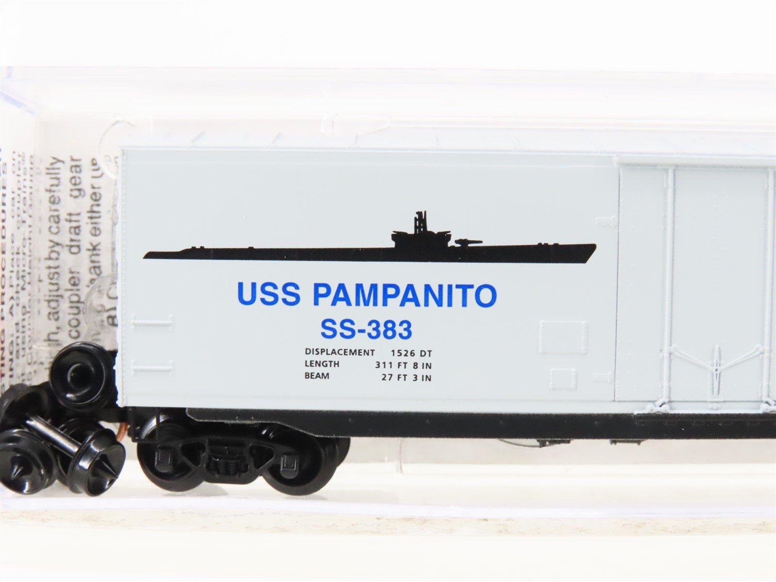 N Micro-Trains MTL 03800403 USS Pampanito Navy Series #3 50' Boxcar #SS-383