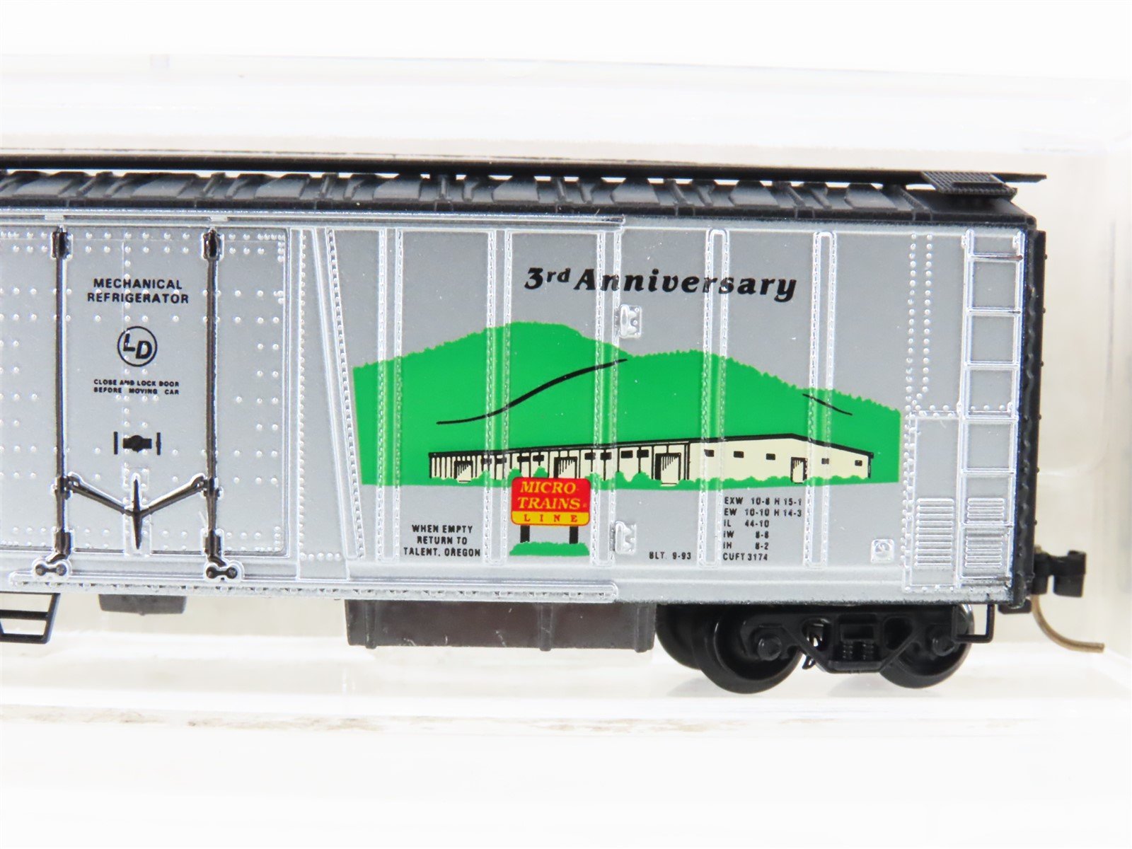 N Scale Micro-Trains MTL 70060 MTL 1993 Anniversary 51' Mech Reefer #1993