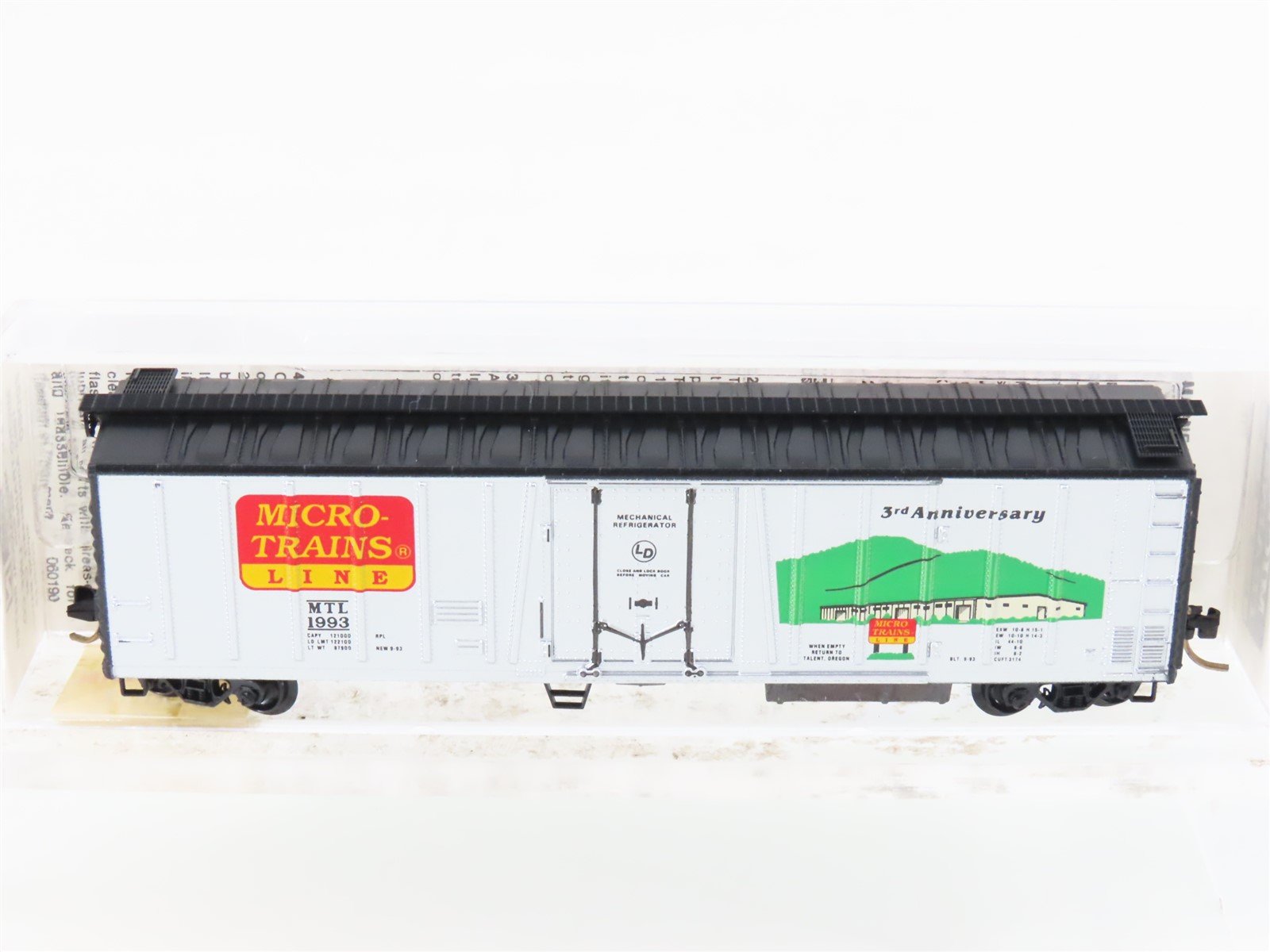 N Scale Micro-Trains MTL 70060 MTL 1993 Anniversary 51' Mech Reefer #1993