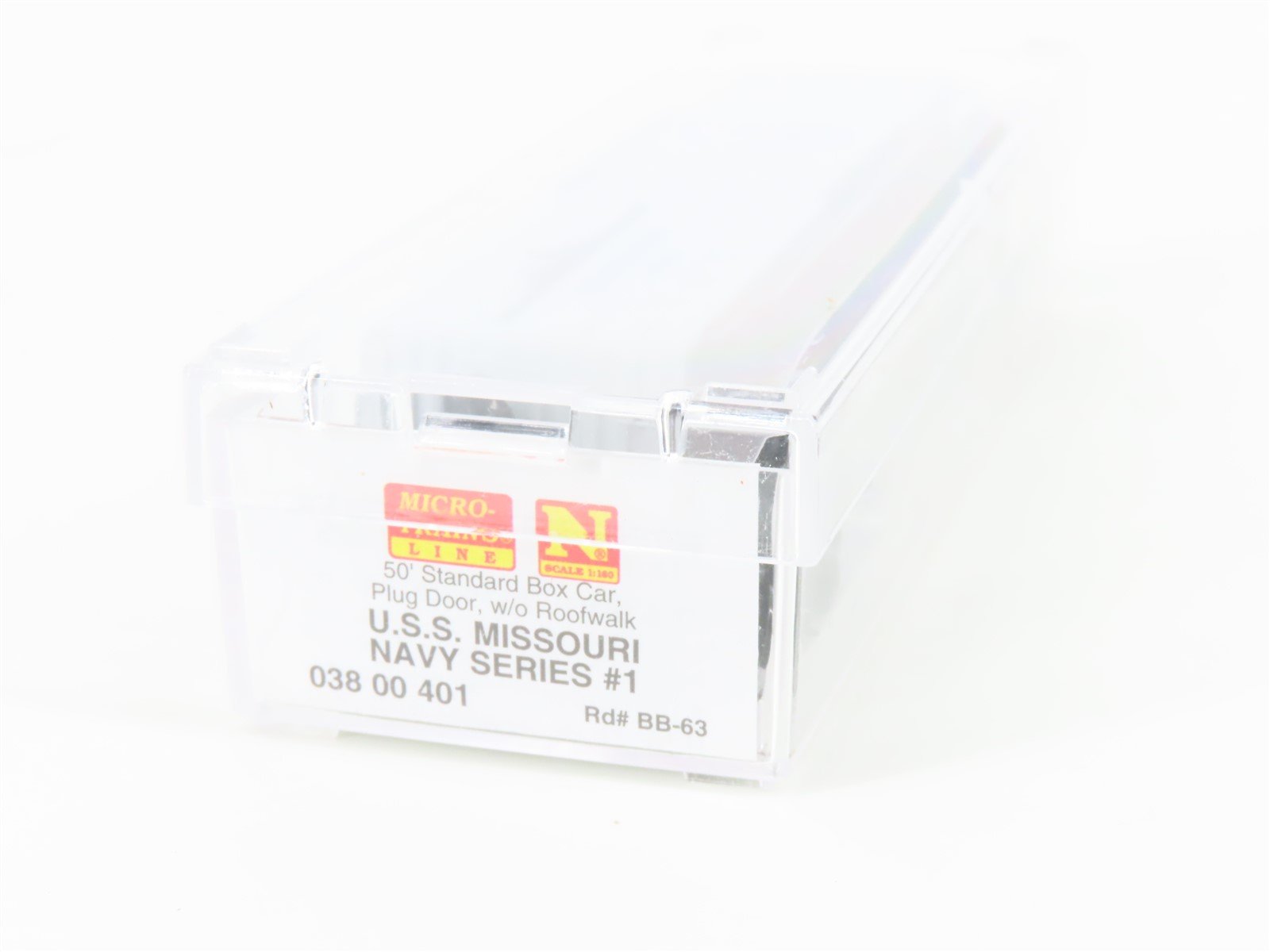 N Micro-Trains MTL 03800401 USS Missouri Navy Series #1 50' Boxcar #BB-63