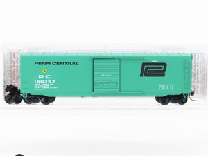 N Scale Micro-Trains MTL 07700110 PC Penn Central 50' Standard Boxcar #160252