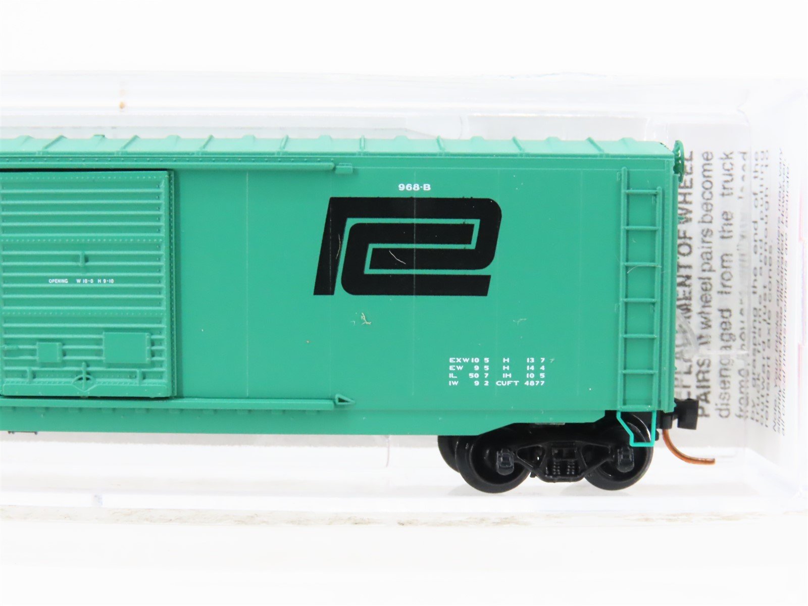 N Scale Micro-Trains MTL 07700110 PC Penn Central 50' Standard Boxcar #160252