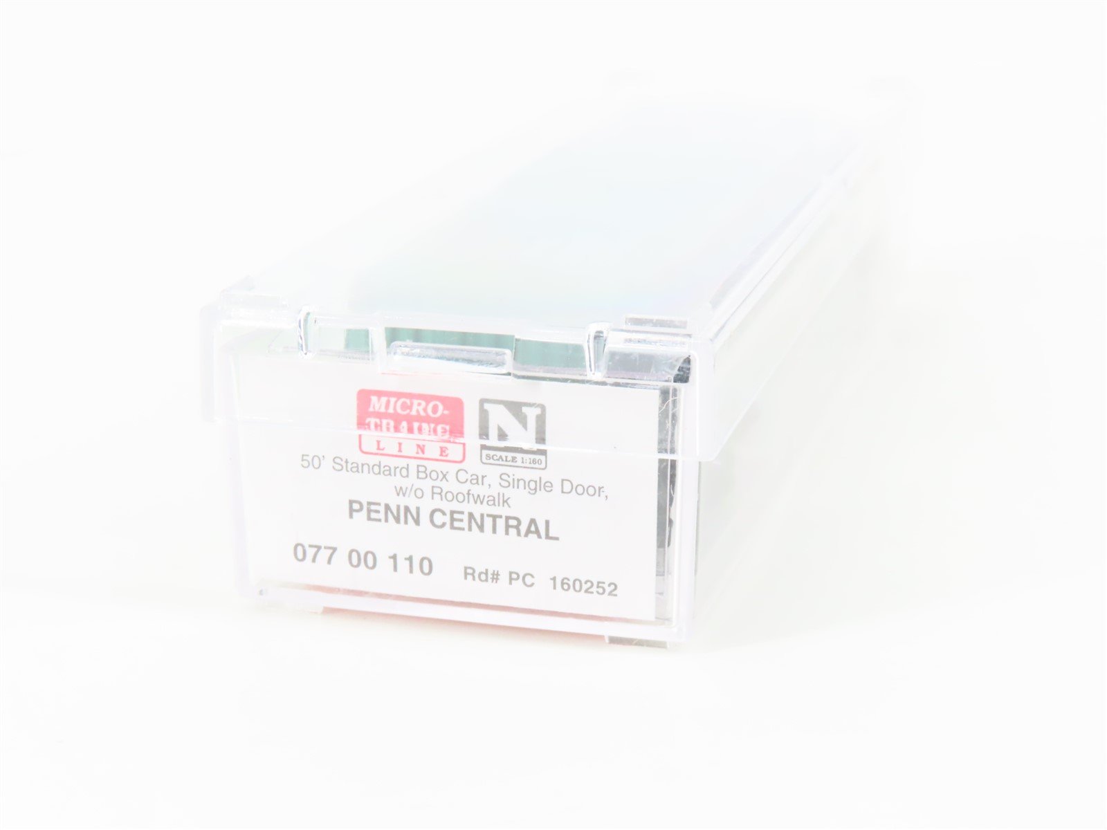 N Scale Micro-Trains MTL 07700110 PC Penn Central 50' Standard Boxcar #160252