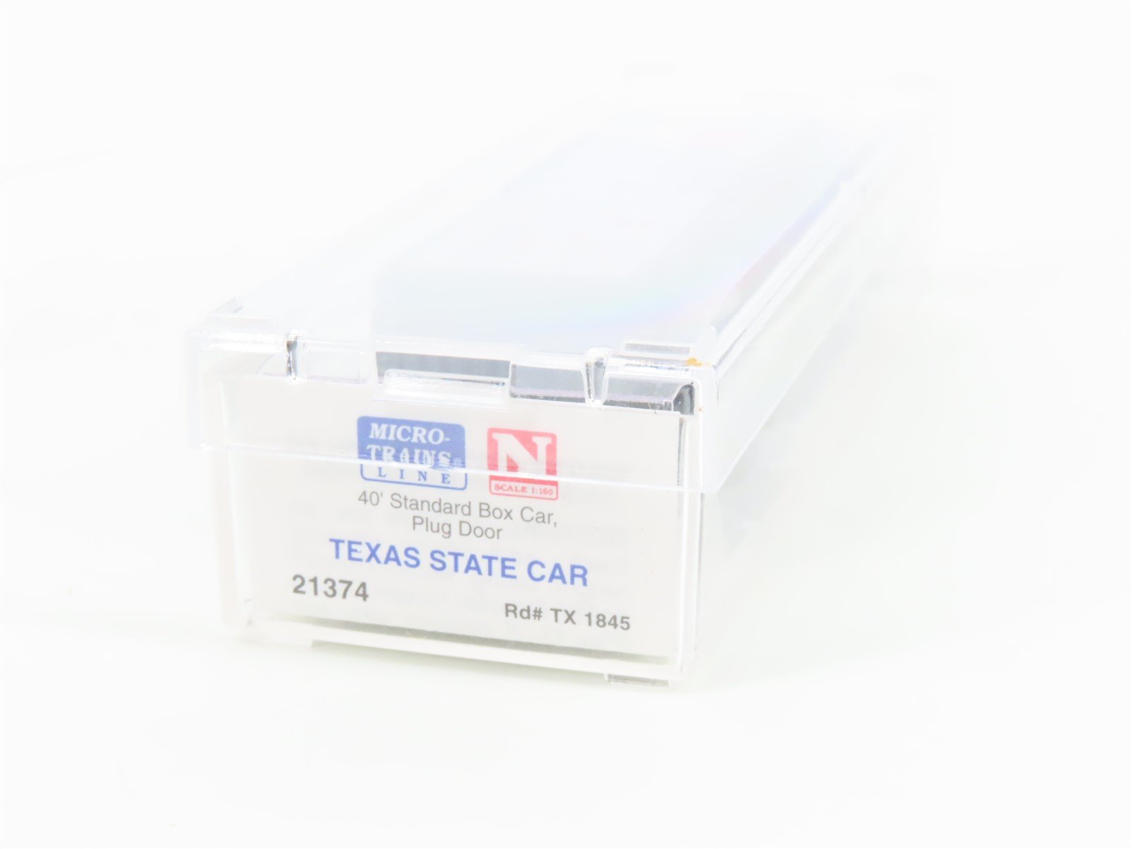 N Scale Micro-Trains MTL 21374 TX Texas Sate 40' Standard Boxcar #1845