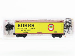 N Scale Micro-Trains MTL 49110 40' KOHX Kohrs Meat Packing 40' Reefer #2605