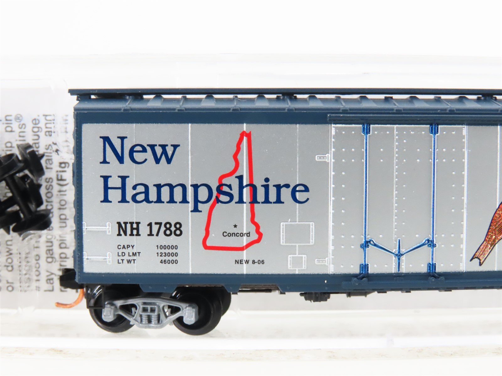 N Scale Micro-Trains MTL 02100404 NH New Hampshire 40' Standard Boxcar #1788