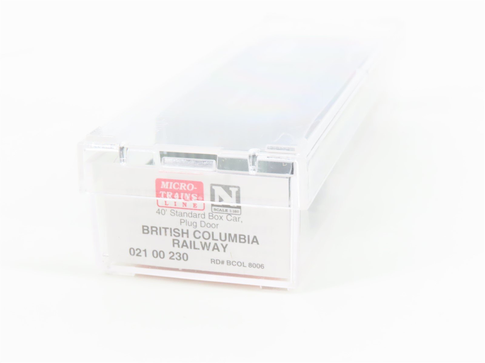 N Micro-Trains MTL 02100230 BCOL British Columbia 40' Standard Boxcar #8006