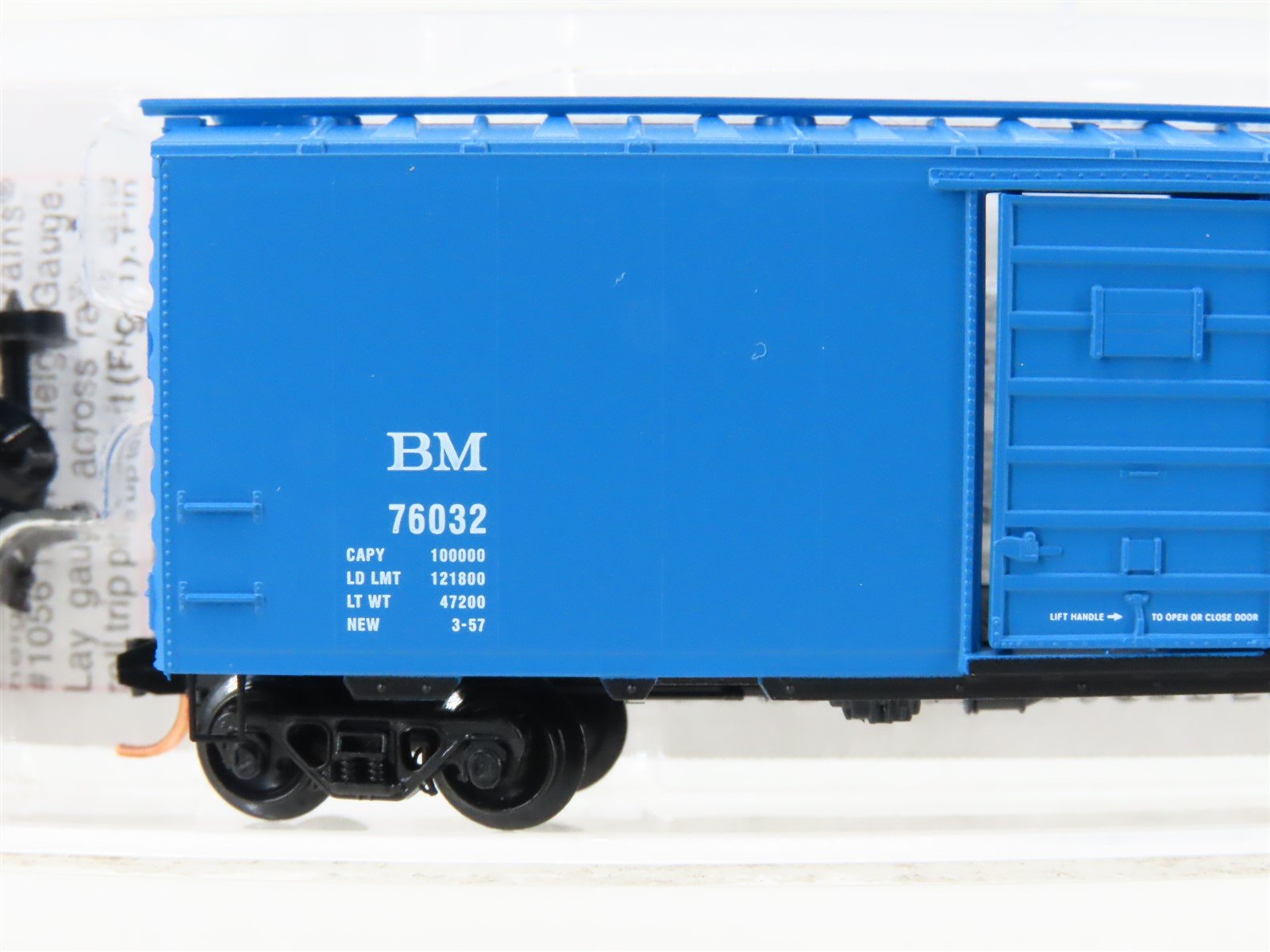 N Micro-Trains MTL 02000696 B&M Boston & Maine 40' Standard Boxcar #76032