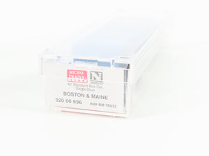 N Micro-Trains MTL 02000696 B&M Boston & Maine 40' Standard Boxcar #76032