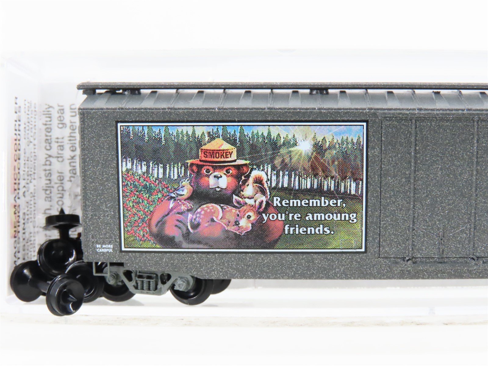 N Scale Micro-Trains MTL 03200404 SBX Smokey Bear 50' Standard Boxcar #1980A