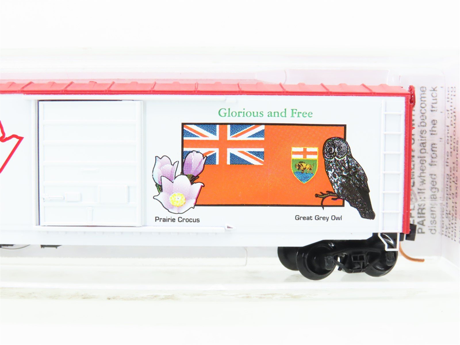 N Scale Micro-Trains MTL 07700160 MB Manitoba 50' Standard Boxcar #1870