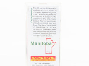 N Scale Micro-Trains MTL 07700160 MB Manitoba 50' Standard Boxcar #1870