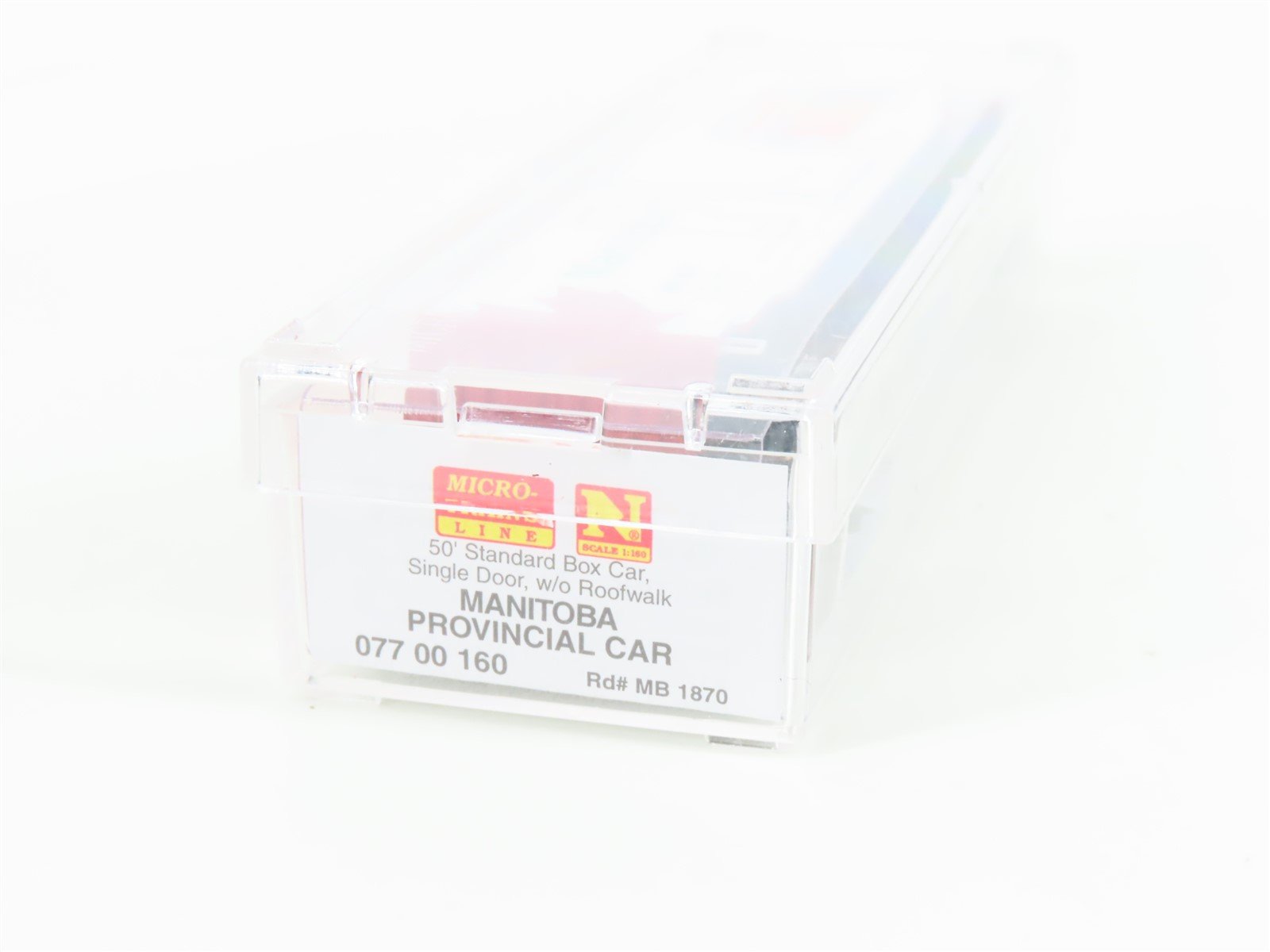 N Scale Micro-Trains MTL 07700160 MB Manitoba 50' Standard Boxcar #1870