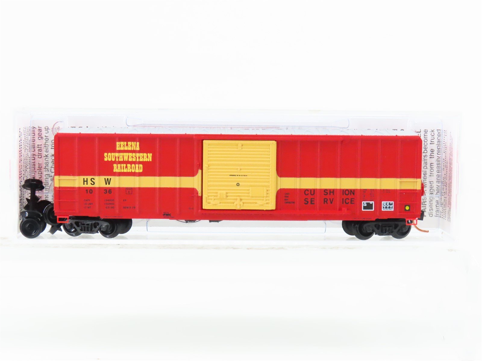 N Scale Micro-Trains MTL 25640 HSW Helena Southwestern 50' Standard Boxcar #1036