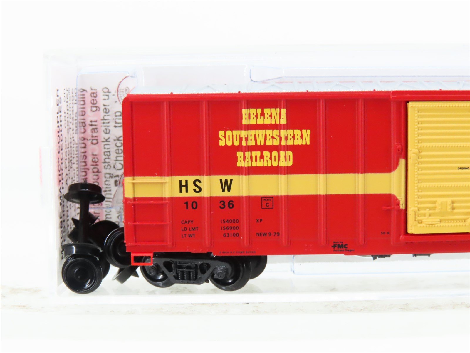 N Scale Micro-Trains MTL 25640 HSW Helena Southwestern 50' Standard Boxcar #1036