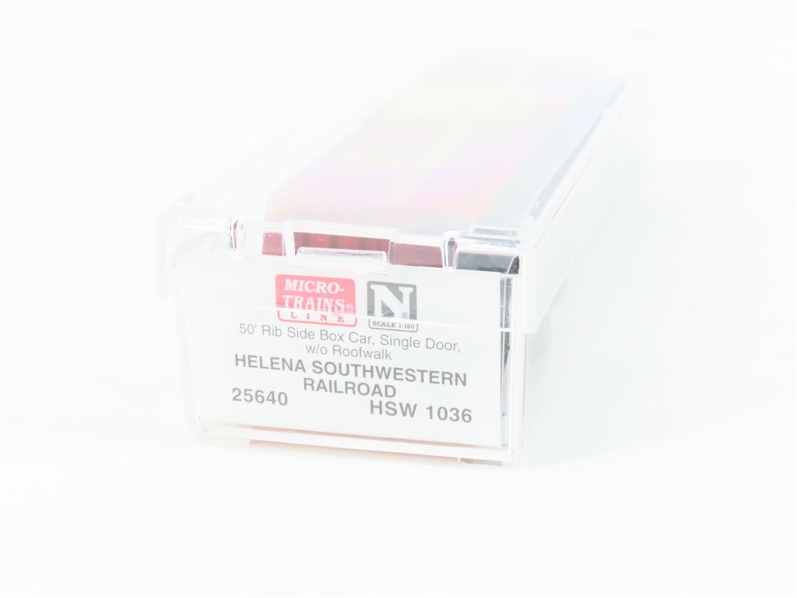 N Scale Micro-Trains MTL 25640 HSW Helena Southwestern 50' Standard Boxcar #1036