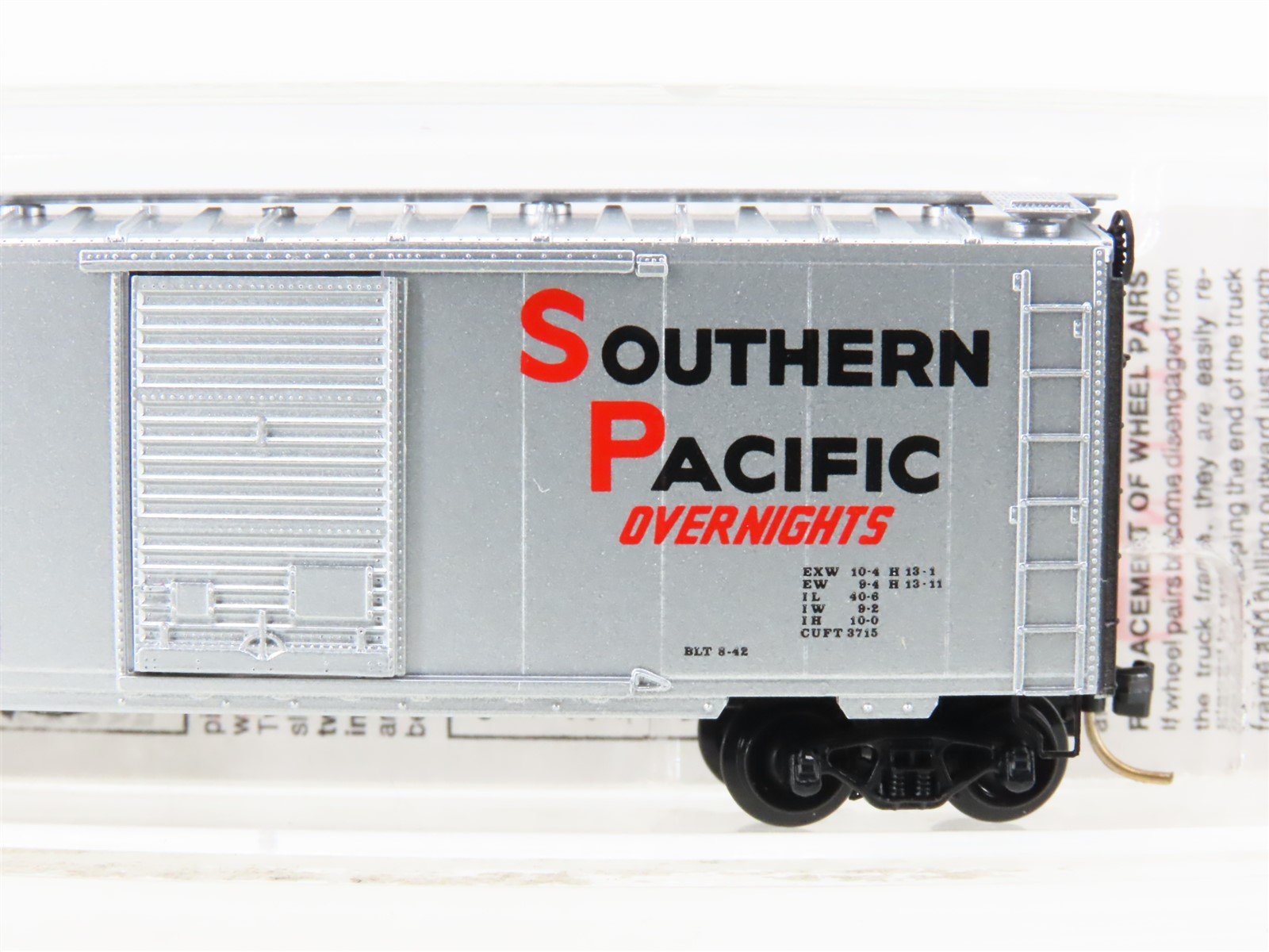 N Scale Micro-Trains MTL 20760 SP Southern Pacific 40' Standard Boxcar #163324
