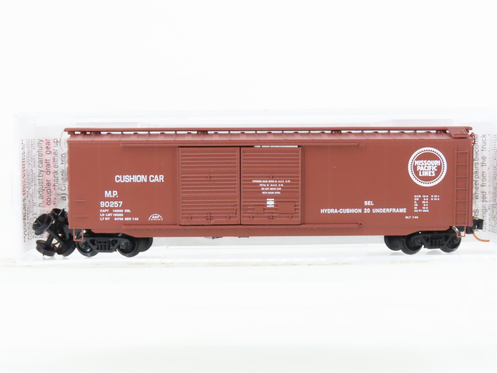 N Scale Micro-Trains MTL 03400190 MP Missouri Pacific 50' Standard Boxcar #90257