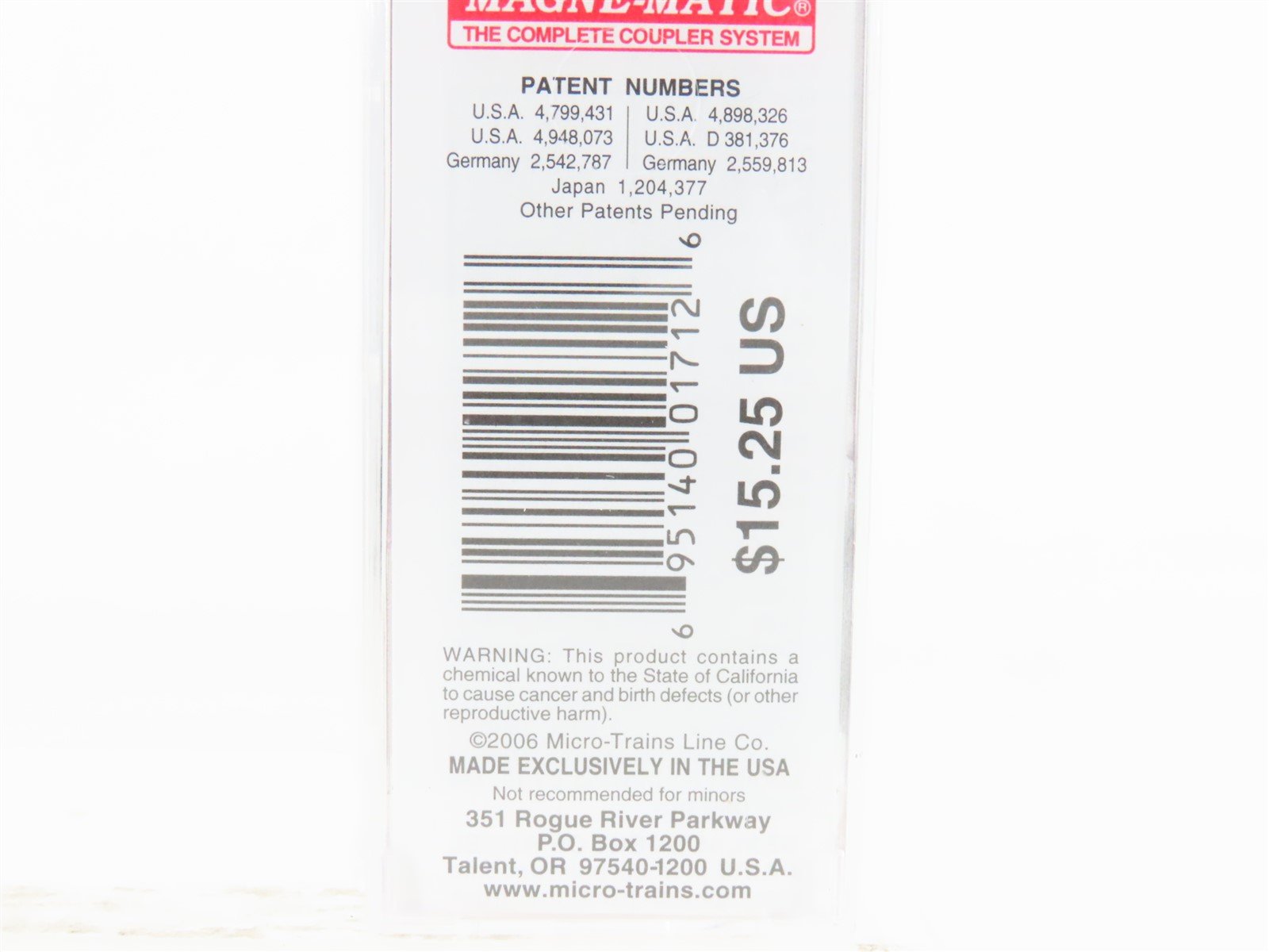 N Scale Micro-Trains MTL 03400190 MP Missouri Pacific 50' Standard Boxcar #90257