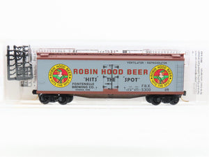 N Scale Micro-Trains 49450 FBX Robin Hood Beer 40' Wood Reefer #5300