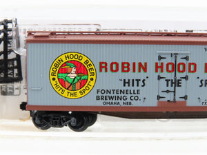 N Scale Micro-Trains 49450 FBX Robin Hood Beer 40' Wood Reefer #5300