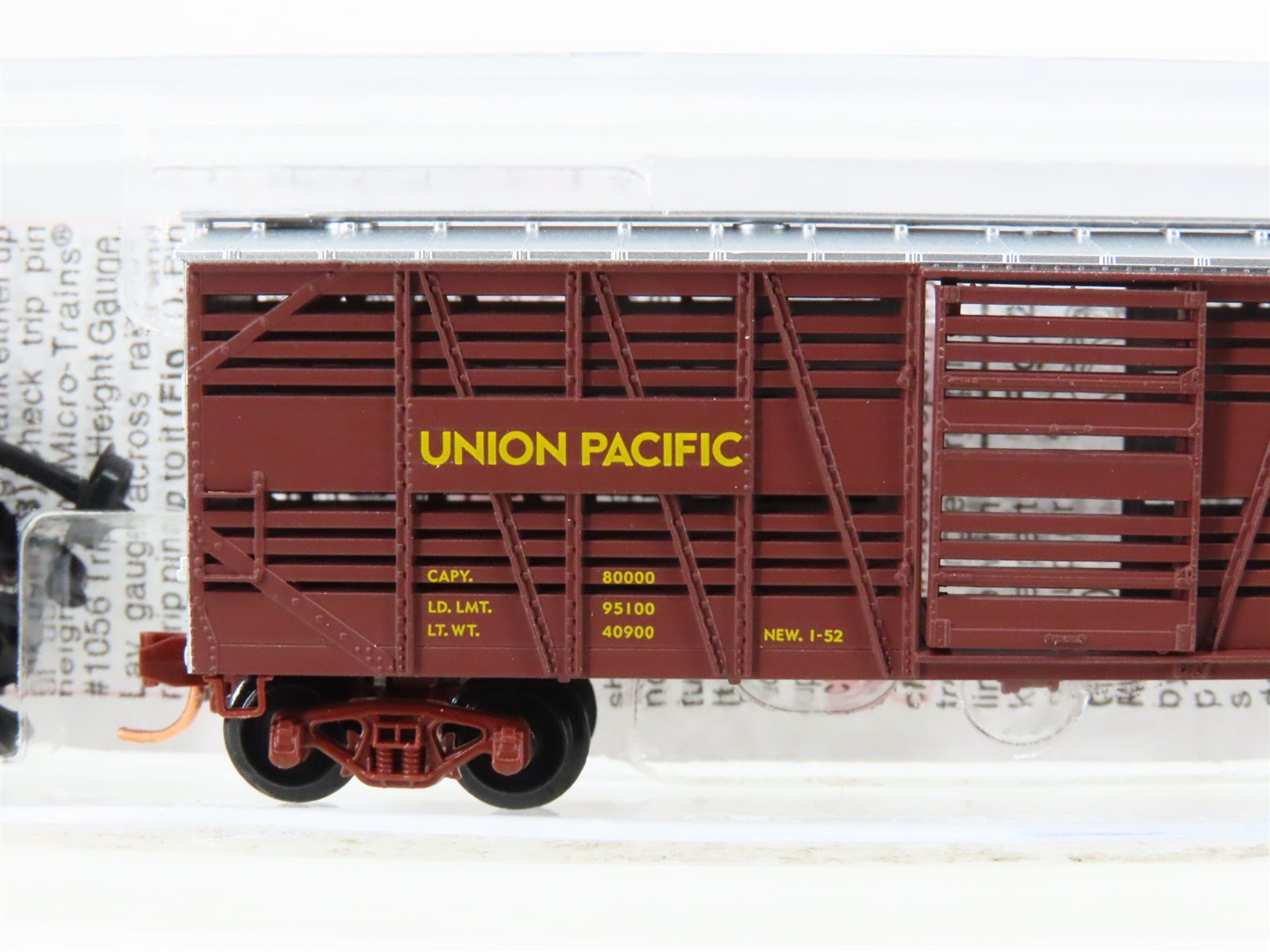 N Micro-Trains MTL 03500120 UP Union Pacific 40' Despatch Stock Car #48199D