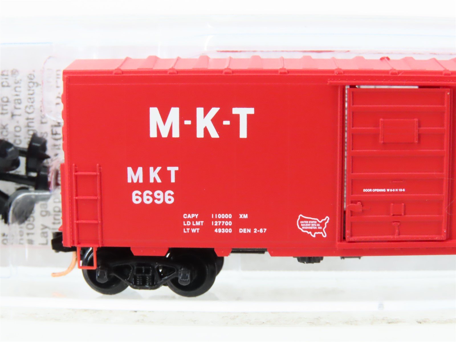 N Micro-Trains MTL 24320 MKT Missouri-Kansas-Texas Katy 40' Boxcar #6696