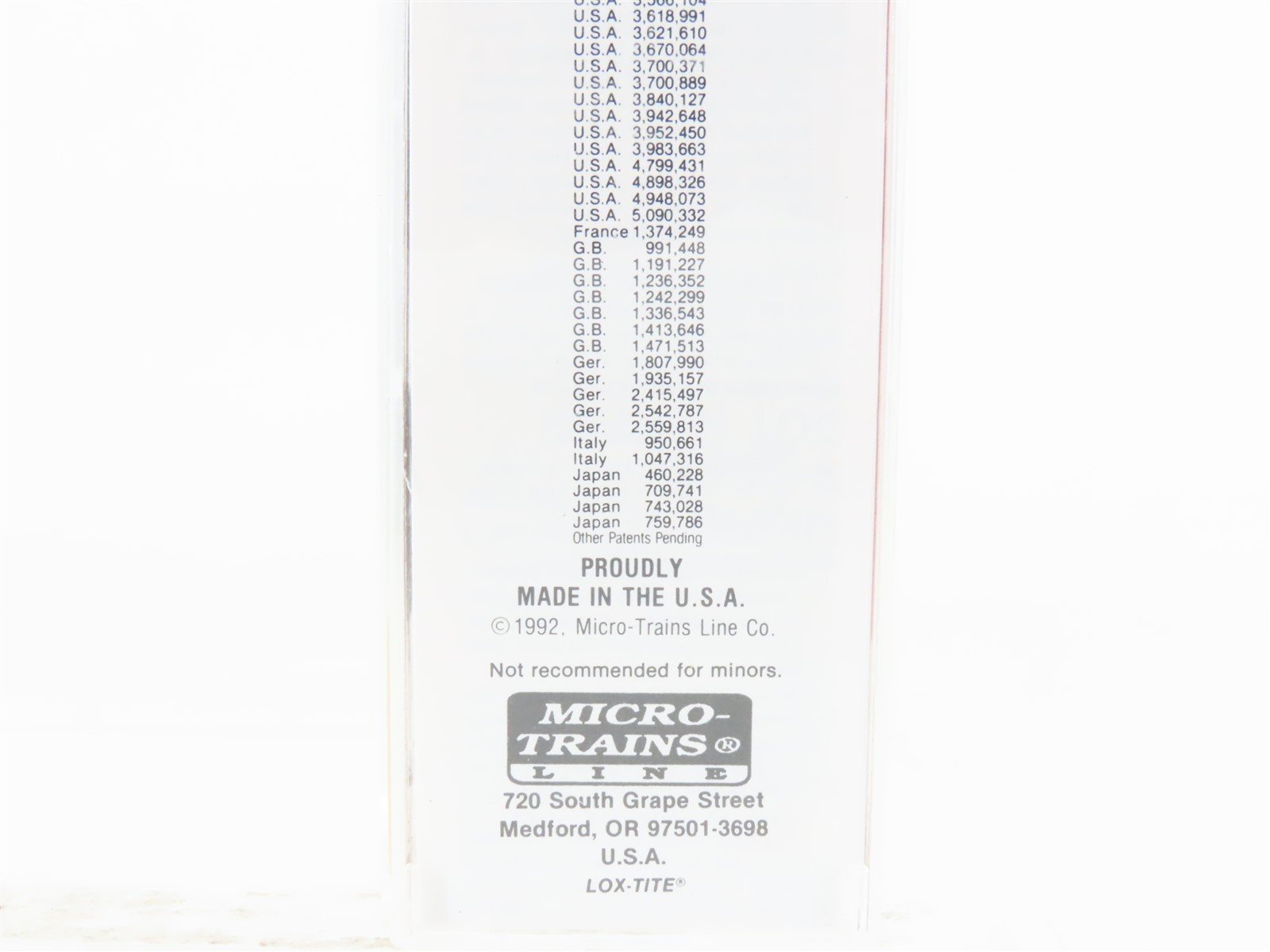 N Scale Micro-Trains MTL 47150 1992 Holiday 40' Wood Reefer #1992
