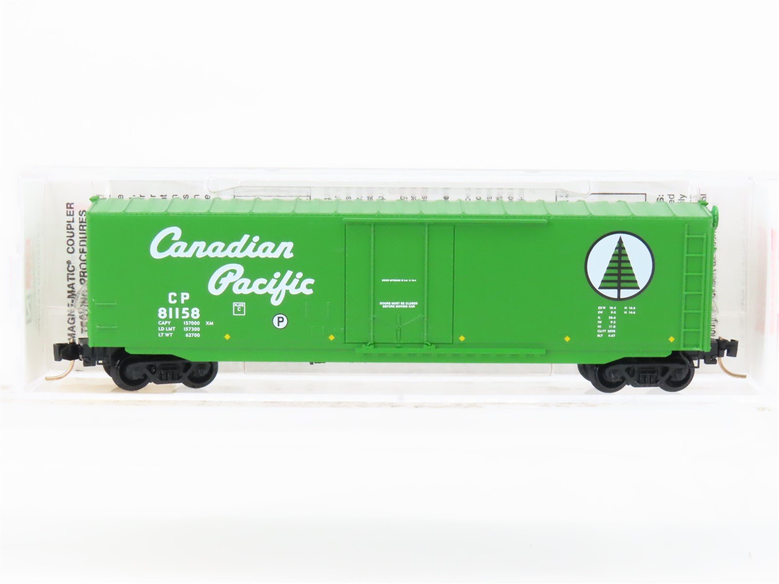 N Scale Micro-Trains MTL 38220 CP Canadian Pacific 50' Standard Boxcar #81158