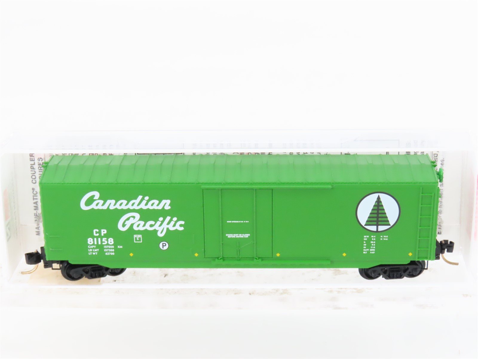 N Scale Micro-Trains MTL 38220 CP Canadian Pacific 50' Standard Boxcar #81158