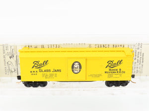 N Scale Kadee Micro-Trains MTL 42030 MWR Ball Glass Jar 40' Wood Boxcar #1042