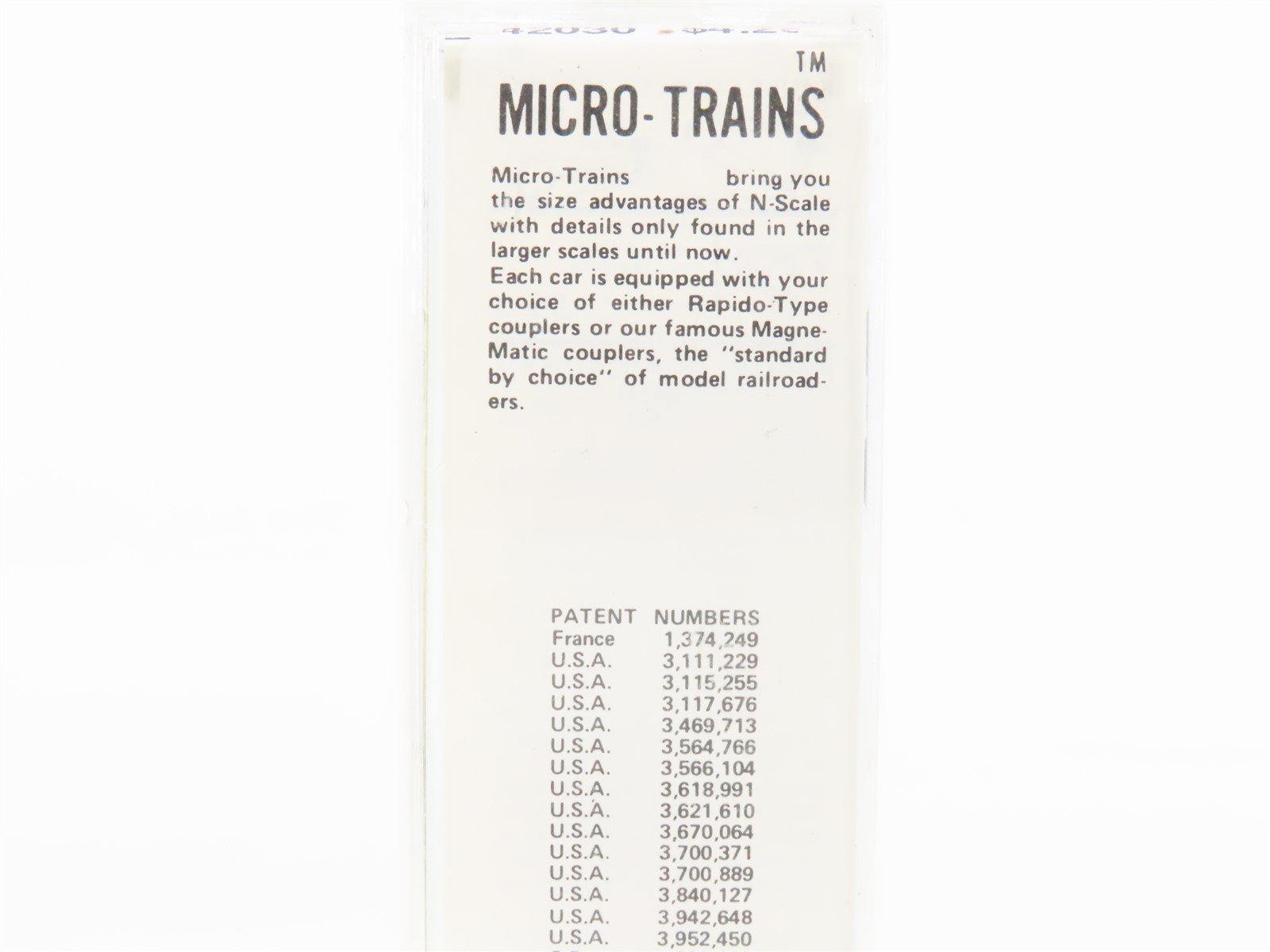 N Scale Kadee Micro-Trains MTL 42030 MWR Ball Glass Jar 40' Wood Boxcar #1042