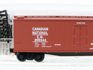 N Scale Micro-Trains MTL 47200 CN Canadian National 40' Wood Reefer #209344