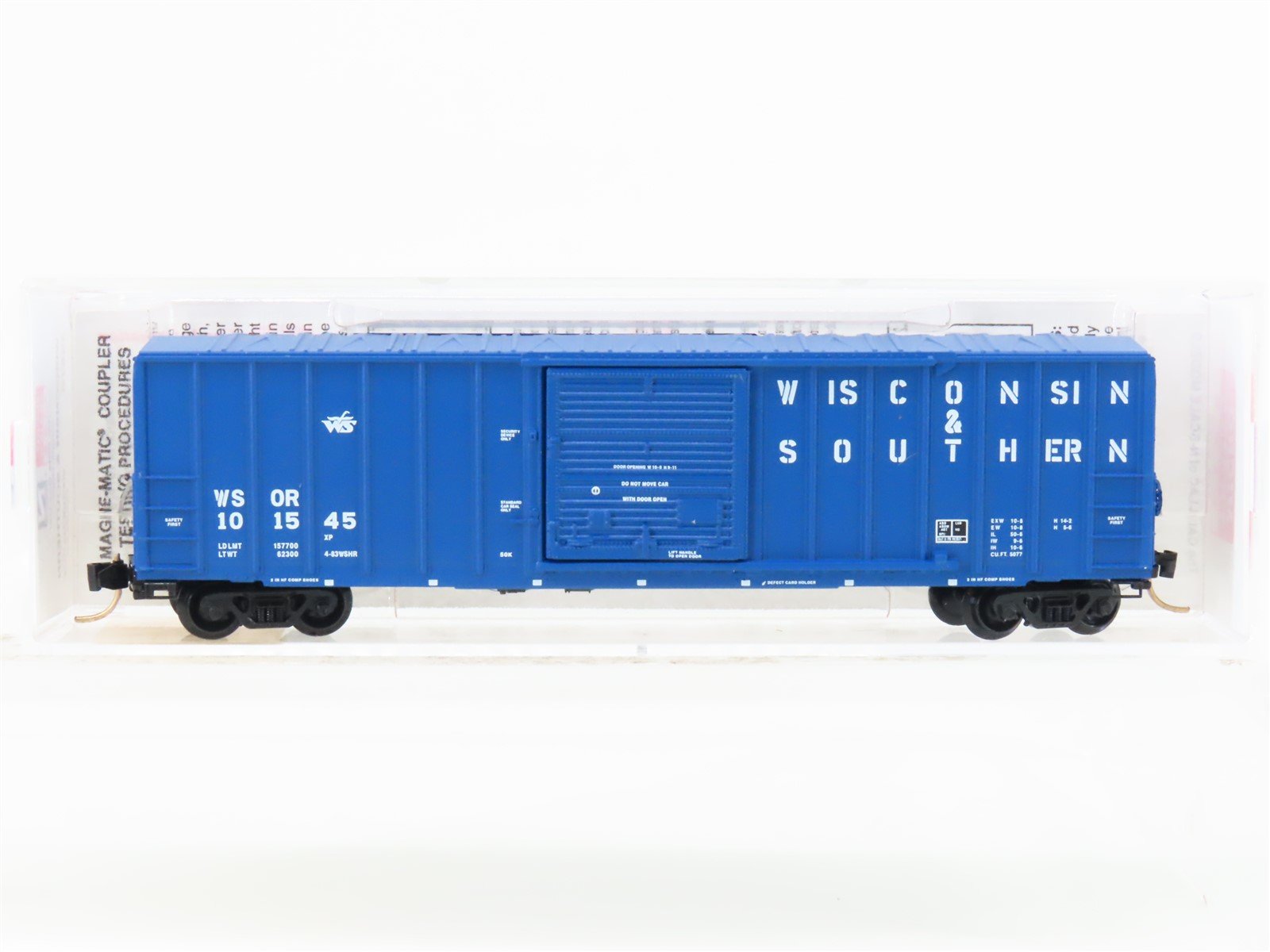 N Scale Micro-Trains MTL 25570 WSOR Wisconsin & Southern 50' Boxcar #101545