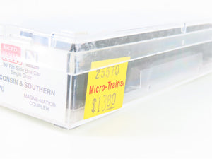 N Scale Micro-Trains MTL 25570 WSOR Wisconsin & Southern 50' Boxcar #101545